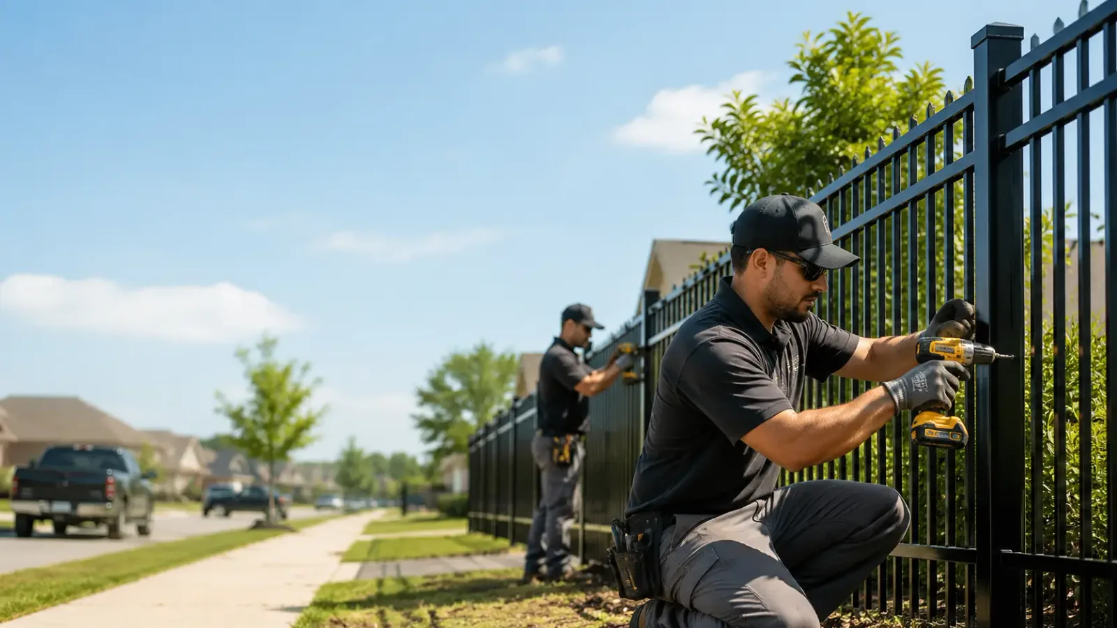 Metal Fence Installation in Round Lake, MN
